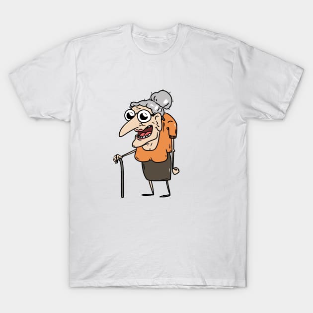 Grandma T-Shirt by Otterlyalice